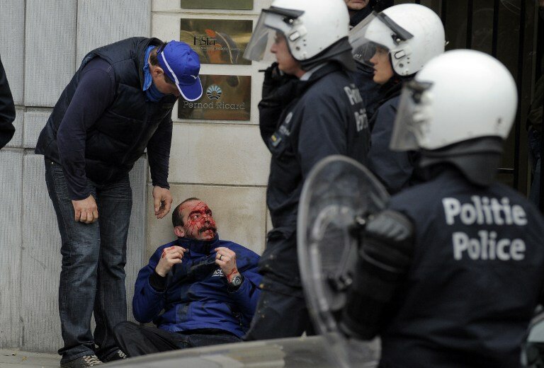Протесты в Брюсселе | Фото: AFP