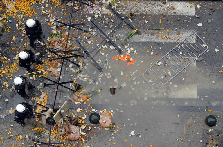 Протесты в Брюсселе | Фото: AFP