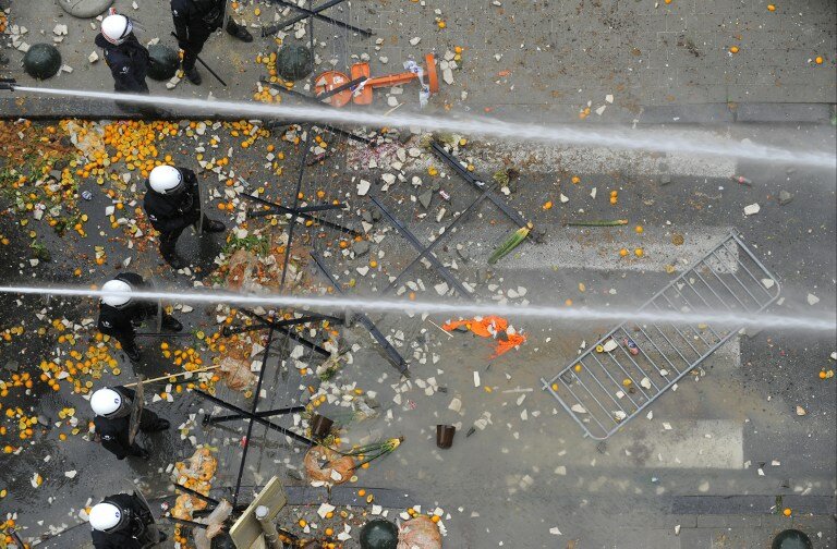 Протесты в Брюсселе | Фото: AFP
