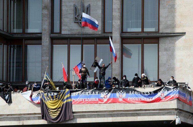 Ситуация в Донецке. Фото | Фото: AFP