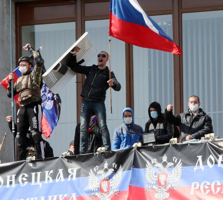 Ситуация в Донецке. Фото | Фото: AFP