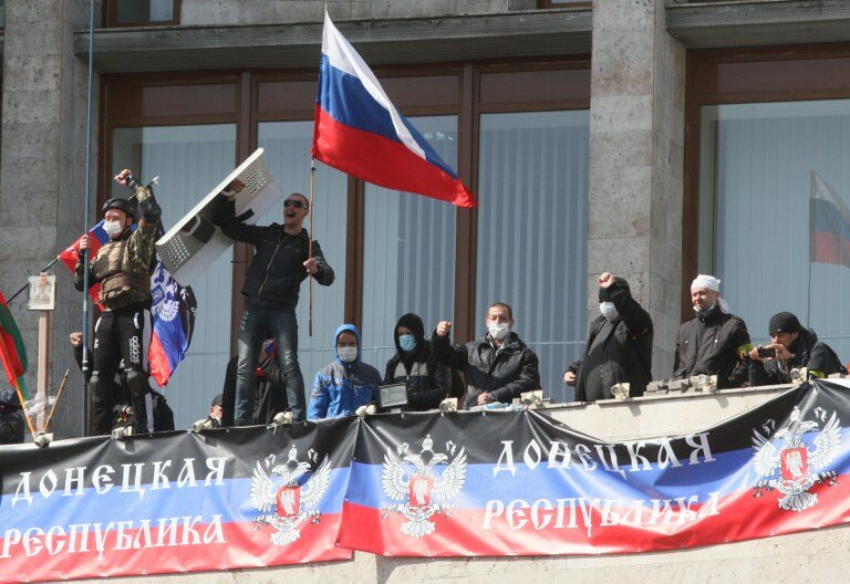 Ситуация в Донецке. Фото | Фото: AFP