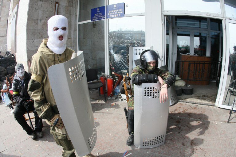 Ситуация в Донецке. Фото | Фото: AFP