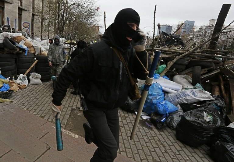 Сепаратисты на Донбассе захватили отдел милиции | Фото: AFP