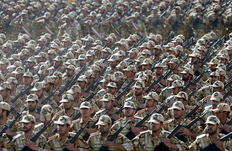 Иранская военная мощь: 6-ствольные пулеметы и симуляторы | Фото: AFP