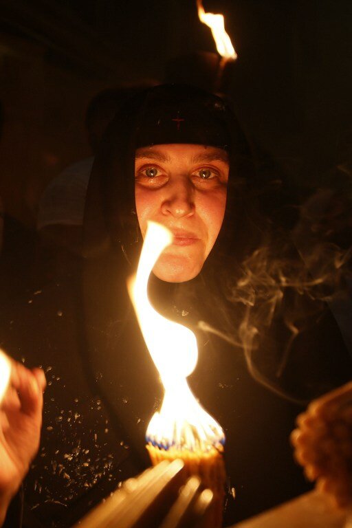 Иерусалим: Снисхождение Благодатного Огня | Фото: AFP