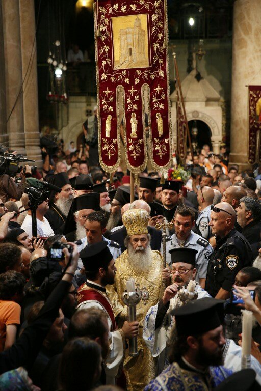 Иерусалим: Снисхождение Благодатного Огня | Фото: AFP