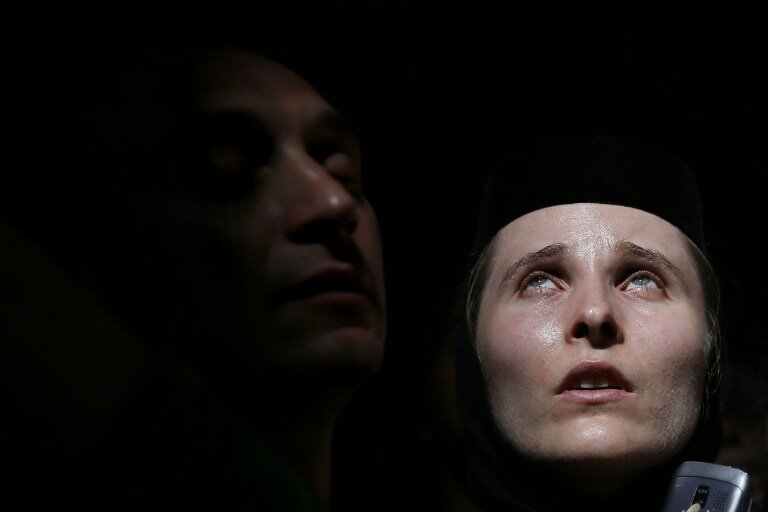 Иерусалим: Снисхождение Благодатного Огня | Фото: AFP