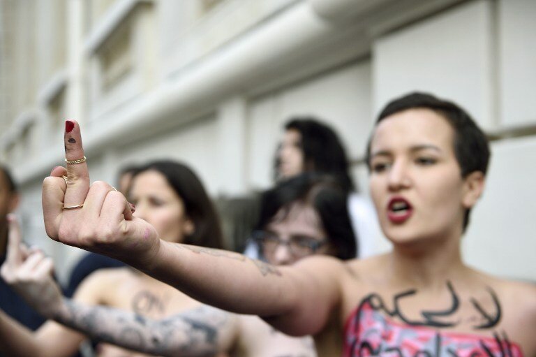 FEMEN встали на защиту египетских исламистов | Фото: AFP
