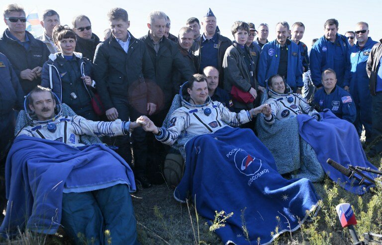 Экипаж МКС благополучно вернулся на Землю | Фото: AFP