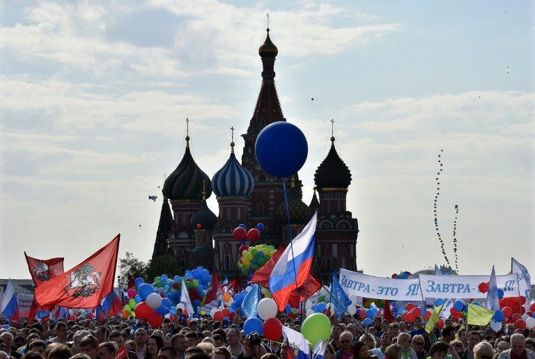 Во всём мире отмечают Первомай | Фото: AFP