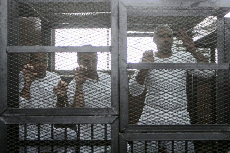 Суд над журналистами межарабского телеканала `Аль-Джазира` | Фото: AFP