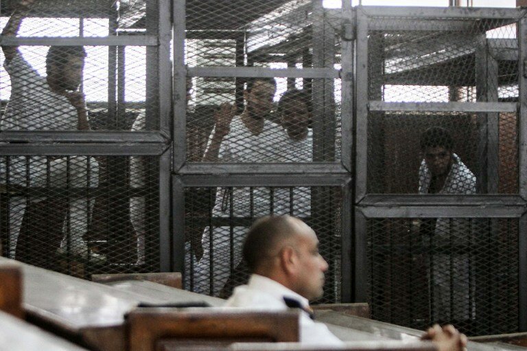 Суд над журналистами межарабского телеканала `Аль-Джазира` | Фото: AFP
