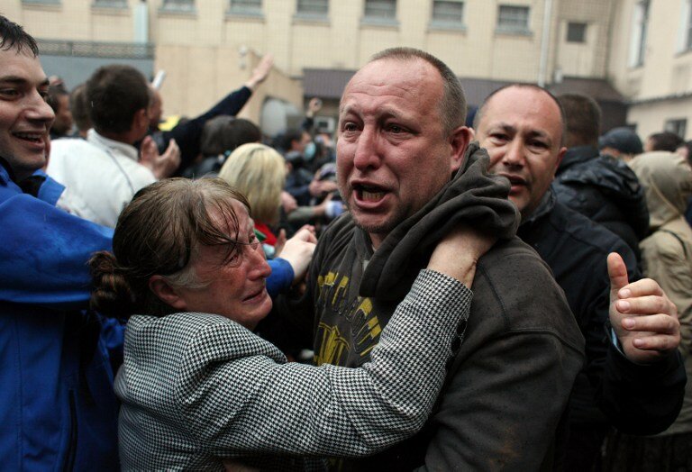 Одесса: освобождение сепаратистов | Фото: AFP