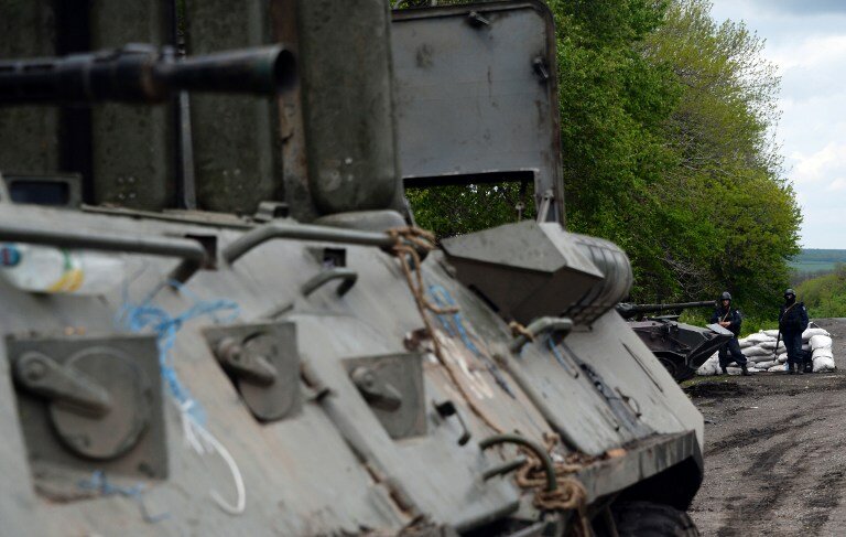 Антитеррористическая операция в Славянске | Фото: AFP