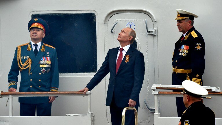 Путин в Крыму | Фото: AFP