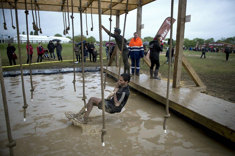 Франция. Праздник грязи | Фото: AFP