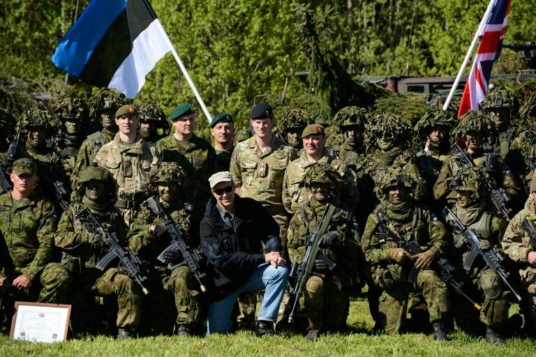 Принц Гарри посетил военные учения НАТО в Эстонии | Фото: AFP