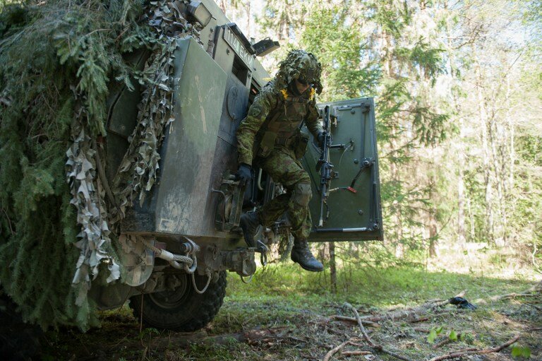 Маневры НАТО в Эстонии | Фото: AFP