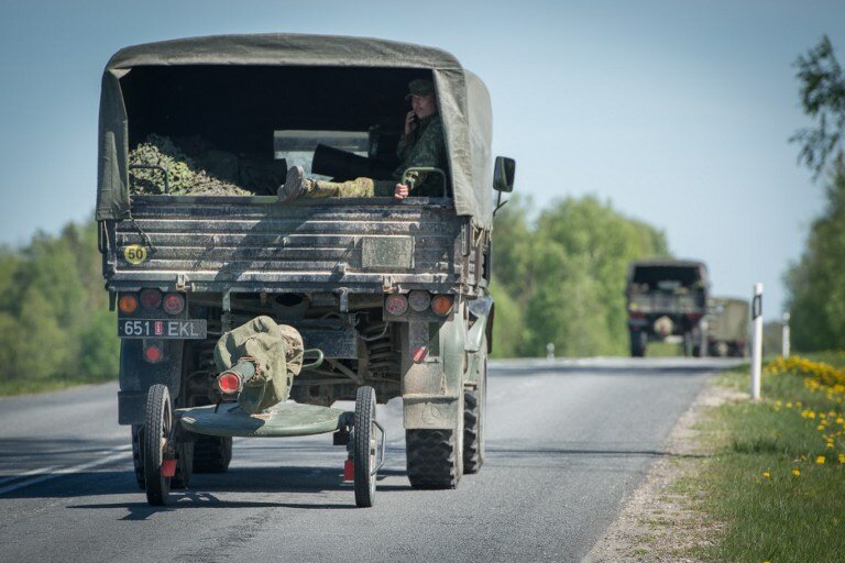 Маневры НАТО в Эстонии | Фото: AFP