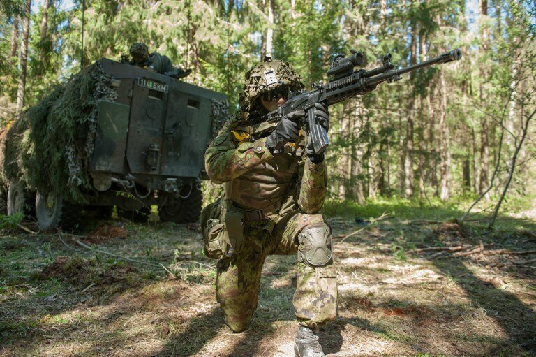 Маневры НАТО в Эстонии | Фото: AFP