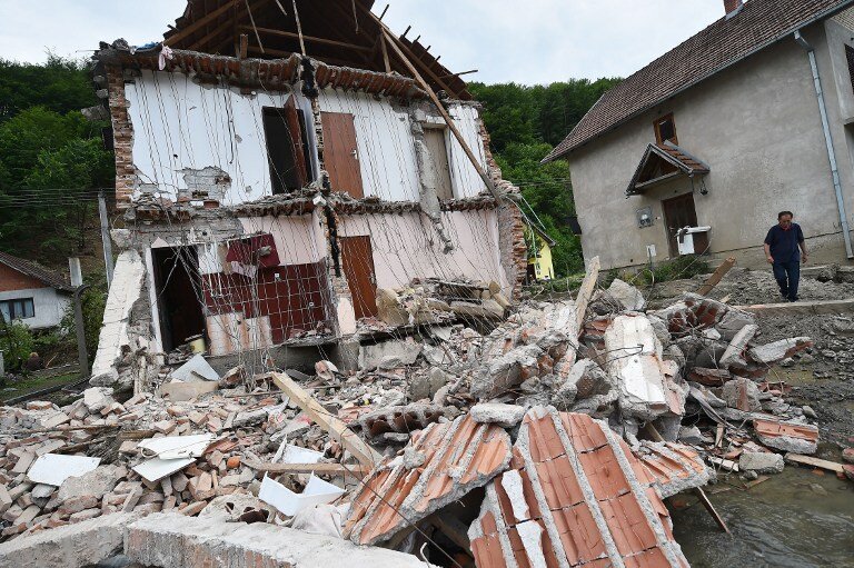 Затопленная Сербия | Фото: AFP