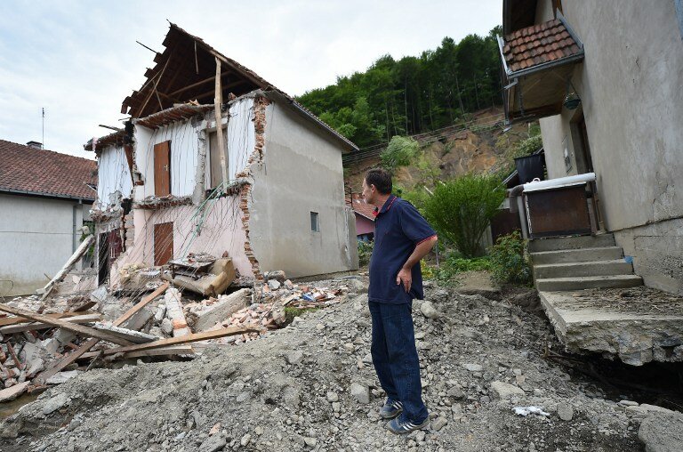 Затопленная Сербия | Фото: AFP