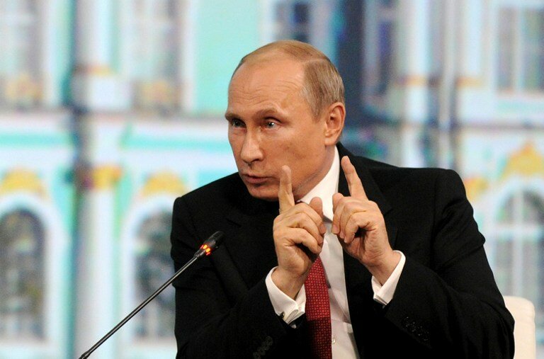 Уконтропупили двух евреев и одного хохла. Путин об Украине | Фото: AFP