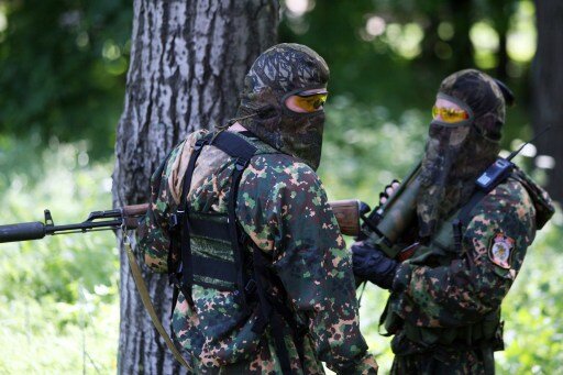 Донецк: Сепаратисты сожгли Дворец Спорта | Фото: AFP