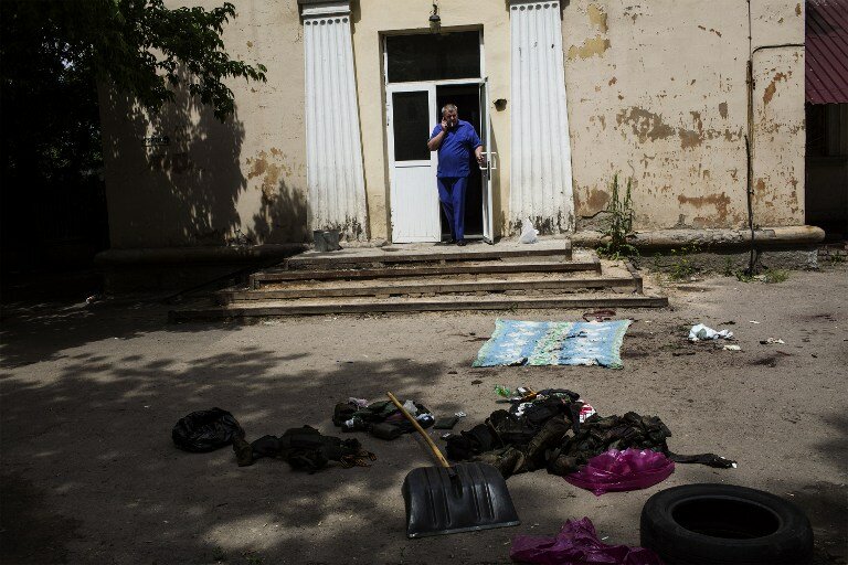 Эвакуации в Донецке нет, но жителей просят сидеть дома | Фото: AFP