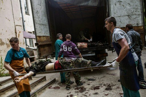 Славянск обстреливают из гаубиц | Фото: AFP