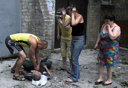 Хроника АТО: в Славянске возобновились бои | Фото: AFP