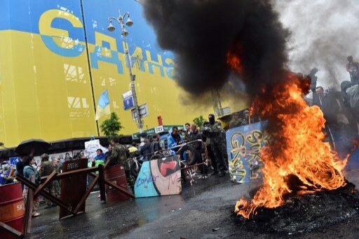 Украинцев снова созывают на вече | Фото: AFP