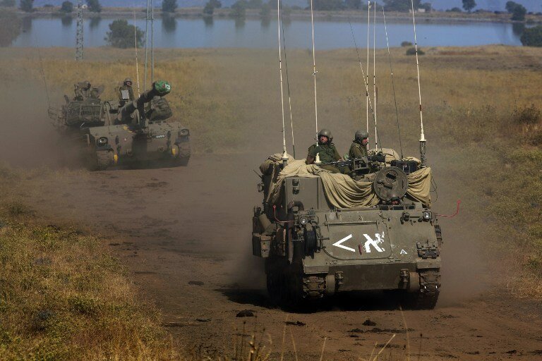 Маневры самоходной артиллерии ЦАХАЛа у сирийской границы | Фото: AFP