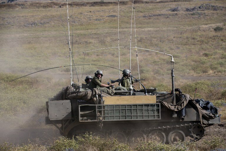 Маневры самоходной артиллерии ЦАХАЛа у сирийской границы | Фото: AFP