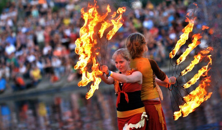 FireFest в Киеве | Фото: AFP