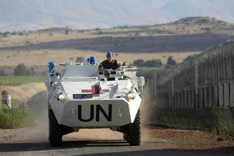 ООН даст миротворцам на Голанах тяжелое вооружение | Фото: AFP