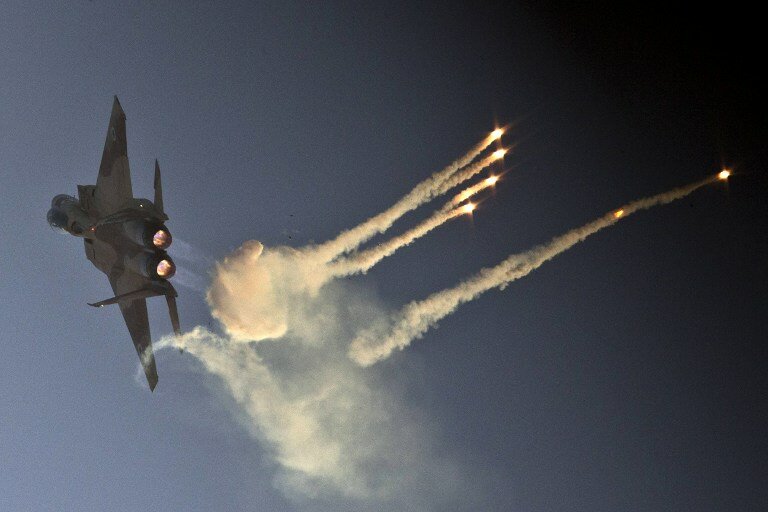 Показательные выступления ВВС Израиля | Фото: AFP