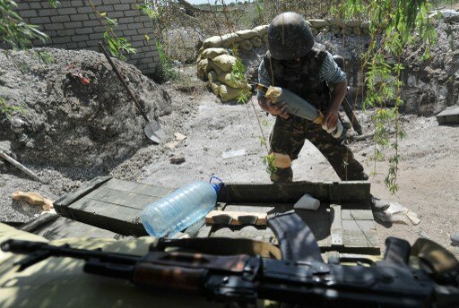 За день в Донбассе ликвидированы 500 боевиков | Фото: AFP
