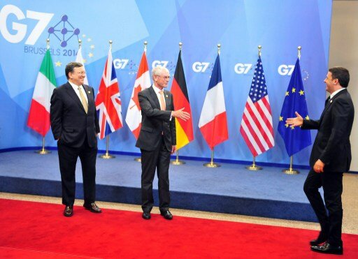 G7 требует от Москвы признать новые власти Киева | Фото: AFP