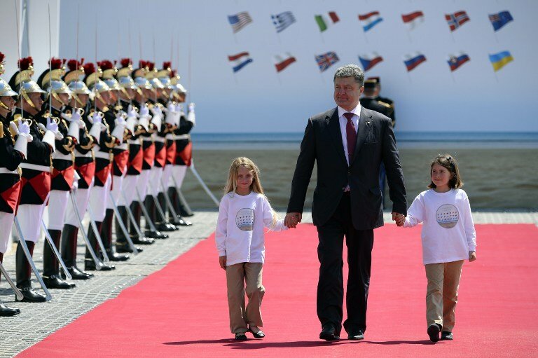 Украина готовится к инаугурации Петра Порошенко | Фото: AFP