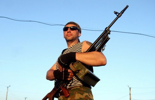 Бой в аэропорту Луганска | Фото: AFP