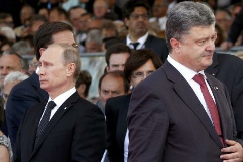 Порошенко и Путин поговорили по телефону о Донбассе 