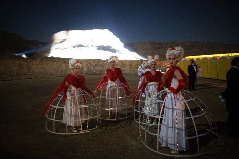Травиата в Масаде | Фото: AFP