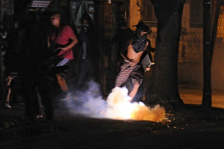 Бразилия протестует против Чемпионата Мира | Фото: AFP
