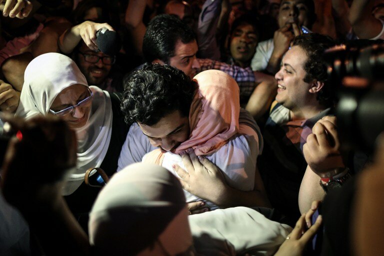 Власти Египта освободили голодавшего репортера Al-Jazeera | Фото: AFP
