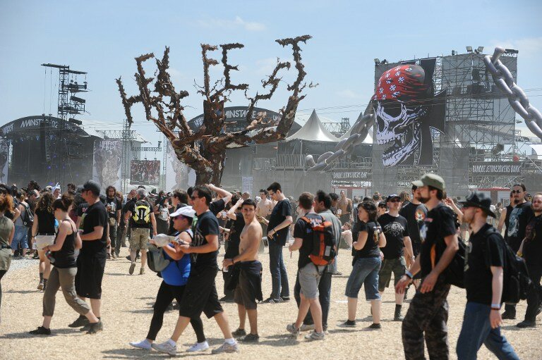 Hellfest. Беснование в Клиссо | Фото: AFP