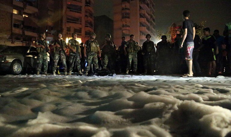 Ночью в Бейруте взорвался смертник | Фото: AFP