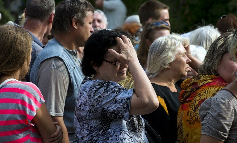 Беженцы Донбасса | Фото: AFP