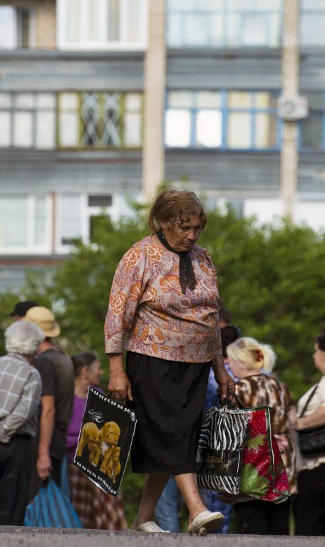Беженцы Донбасса | Фото: AFP